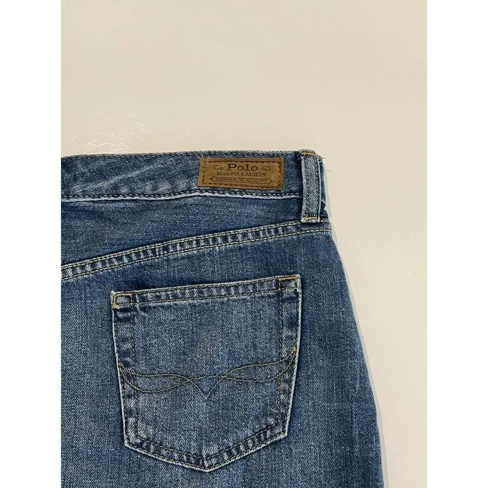 NWT POLO RALPH LAUREN BIG GIRLS DENIM Spring I Blue SKIRT Size 16